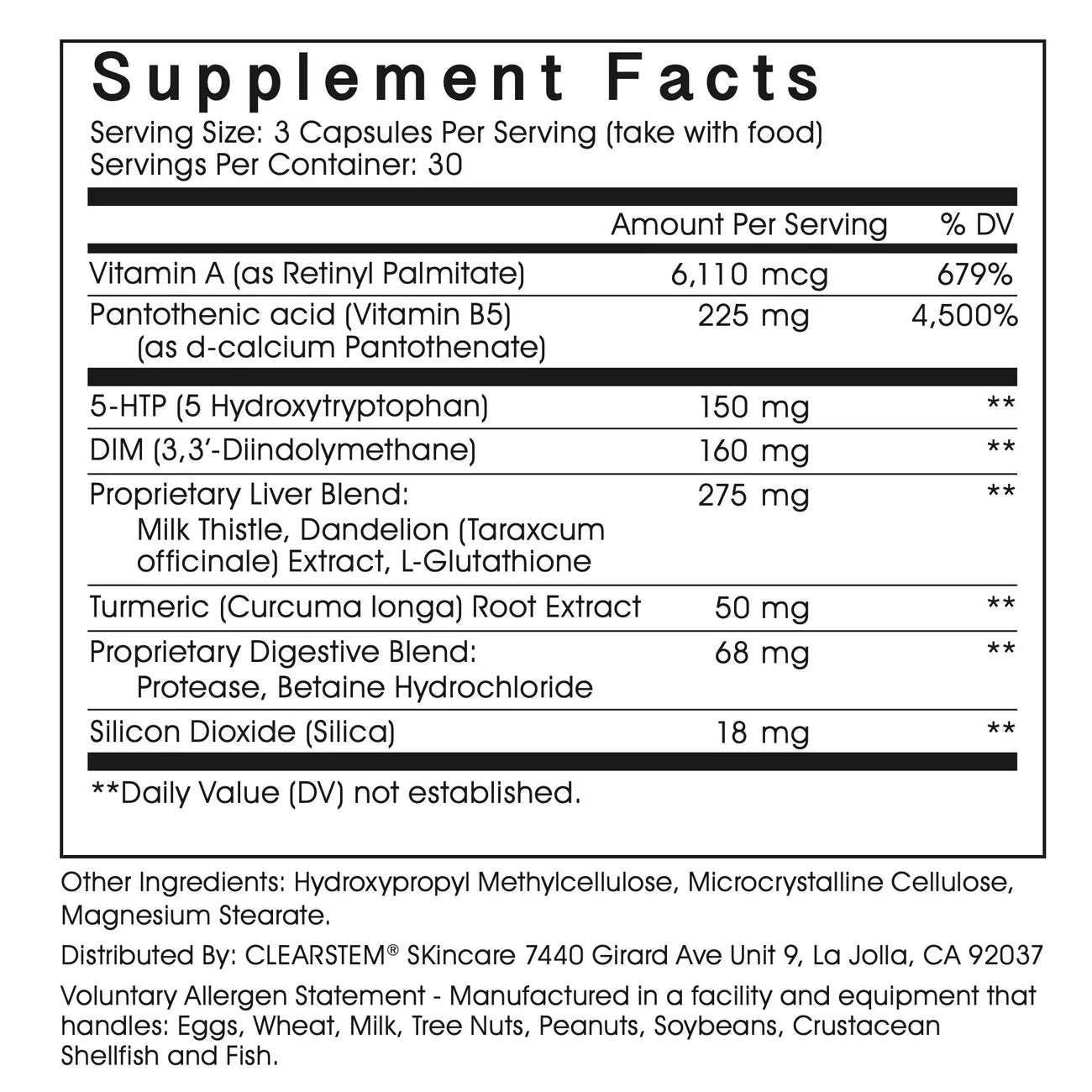 ClearSkin: Hormonal Acne Supplement For Women